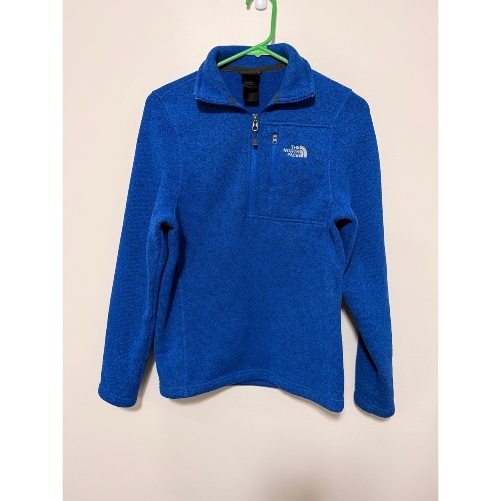 The North Face Mens Gordon Lyons 1/4 Zip Fleece Sweater Blue XS NF0A33R5